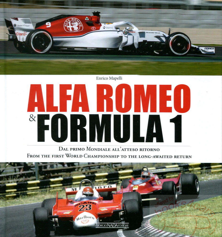 view cover of Alfa Romeo & Formula One 192 pages F1 by E. Mapelli
