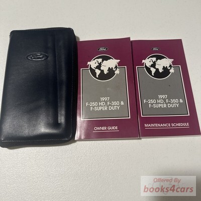 view cover of 1997 F-250 F-350 Super Duty Truck Owners Manual by Ford for F250 & F350