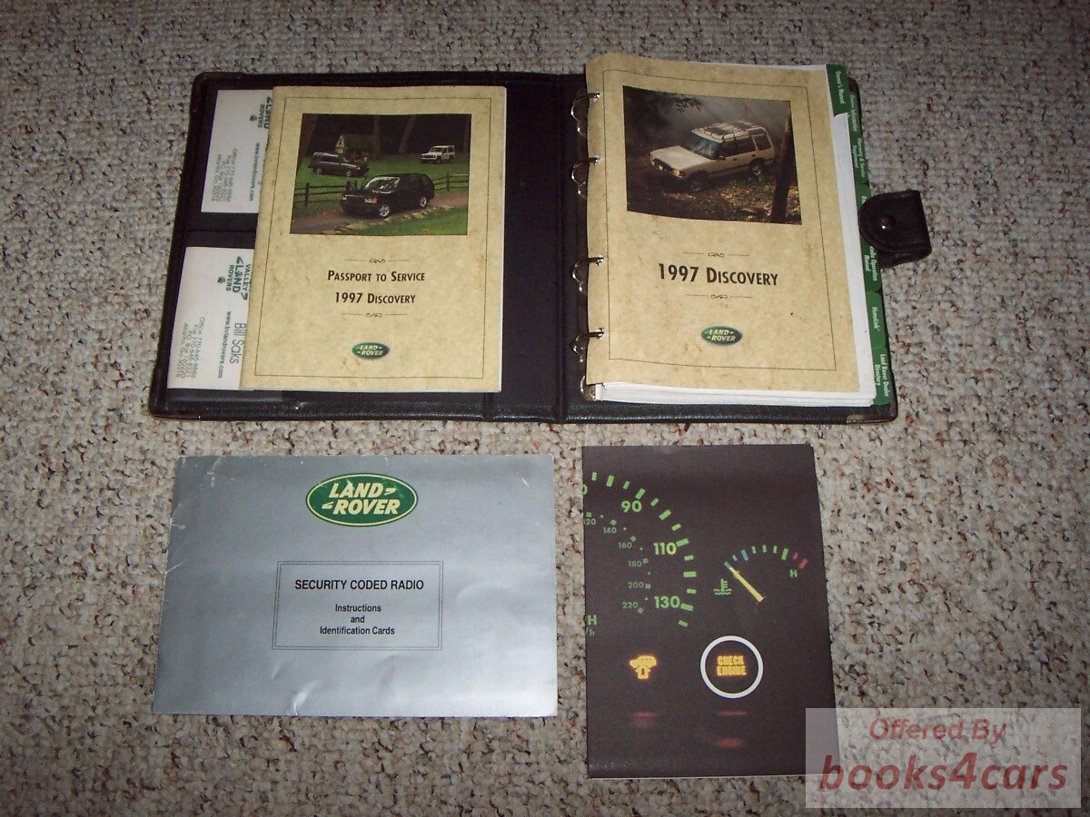 view cover of 1997 Discovery Owners Manual by Land Rover