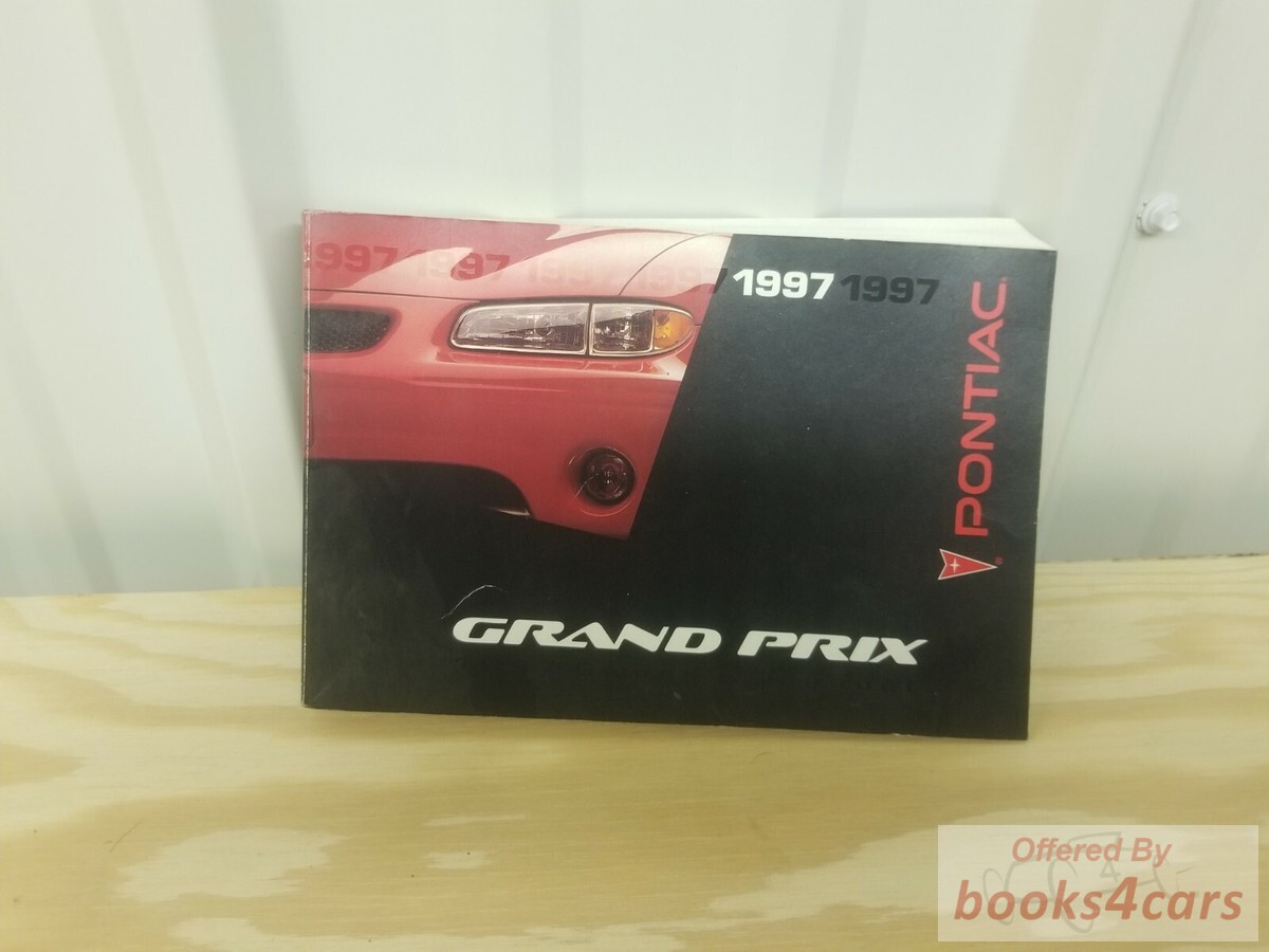 view cover of 1997 Grand Prix Owners manual by Pontiac