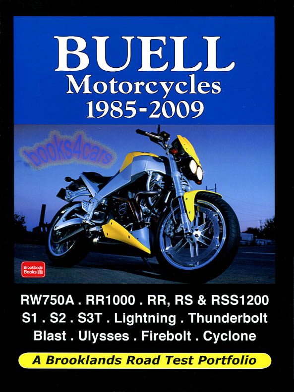 view cover of 1985-2009 Buell Motorcycles - Brooklands Road Test Portfolio