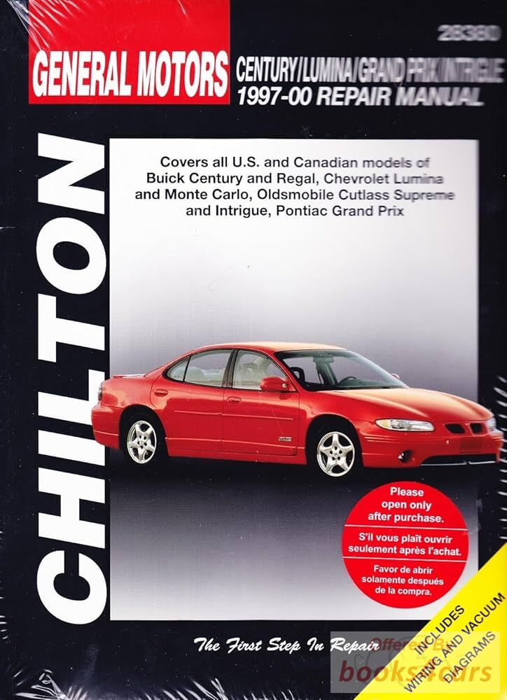 view cover of 1997-2000 GM Lumina Grand Prix Intrigue by Chilton's