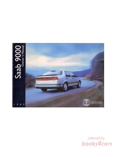 view cover of 1997 9000 Owners Manual by Saab