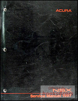 view cover of 1997 NSX Shop Service Manual by Acura