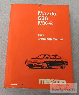 view cover of 1997 626 MX-6 Workshop Manual by Mazda