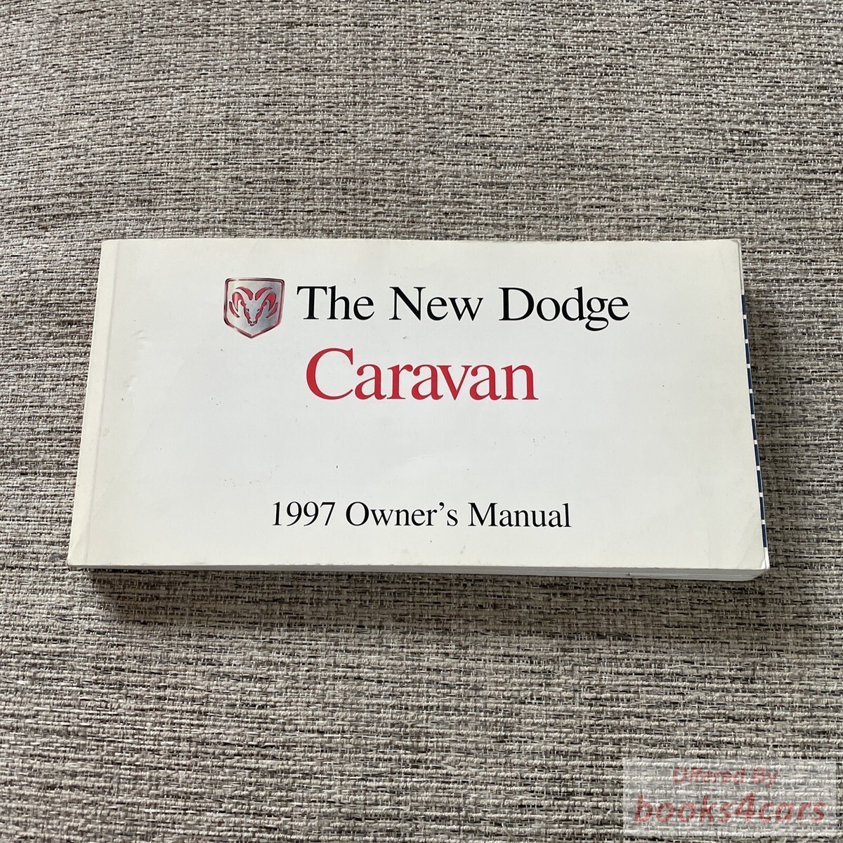 view cover of 1997 Caravan Owners manual by Dodge