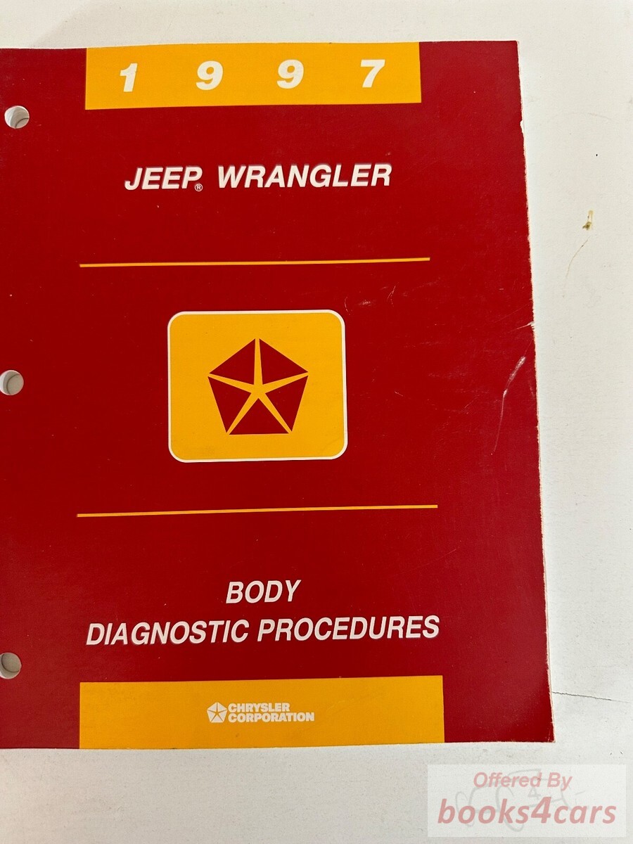 view cover of 1997 Jeep Wrangler Body Diagnostic Procedures Shop Service Repair Manual by Chrysler Corp.