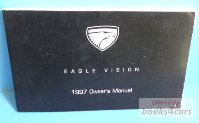 view cover of 1997 Vision Owners Manual by Eagler