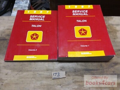 view cover of 1997 Talon shop Service repair Manual by Eagle Chrysler Mitsubishi
