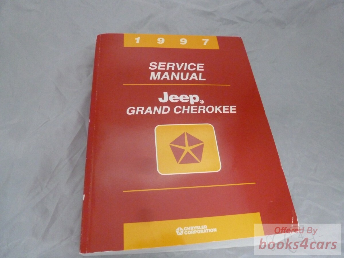 view cover of 1997 Grand Cherokee Shop Service Repair Manual for Jeep