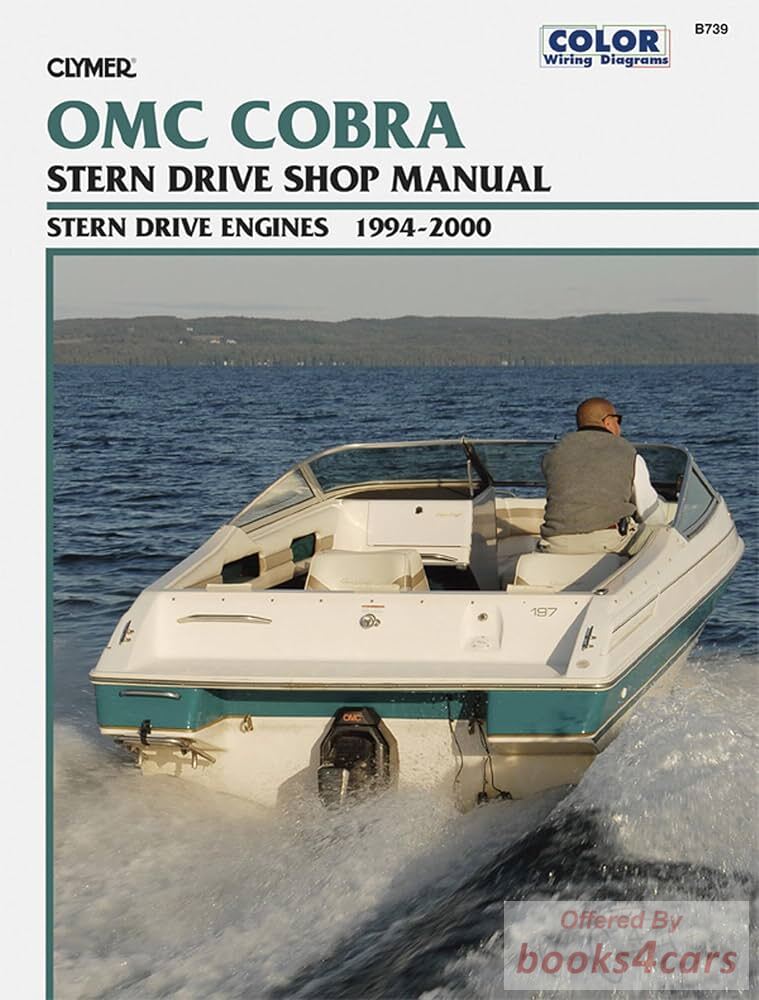 view cover of 1994-2000 SX & DP-S Duoprop Stern Drives Shop Service Repair Manual for OMC Cobra by Clymer