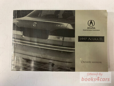 view cover of 1997 EL Owners Manual by Acura