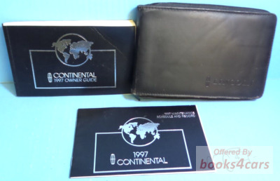 view cover of 1997 Continental Owners Manual by Lincoln