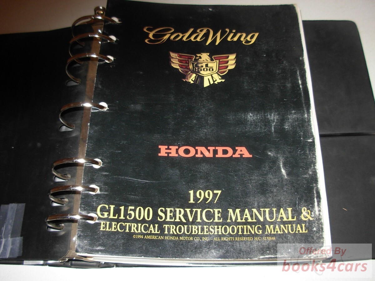 view cover of 1997 Honda GL1500 Goldwing Electrical Troubleshooting Manual by Honda Motorcycles