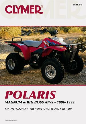 view cover of 1996-1999 Polaris Magnum 425 & Big Boss 500 All Terrain Shop Service Repair Manual, 376 pages by Clymer