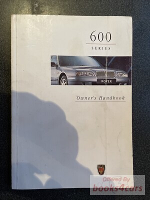 view cover of 1997 Rover 600 Owners Manual