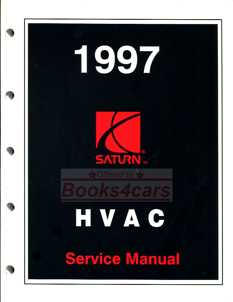 view cover of 1997 HVAC Shop Service Repair Manual by Saturn