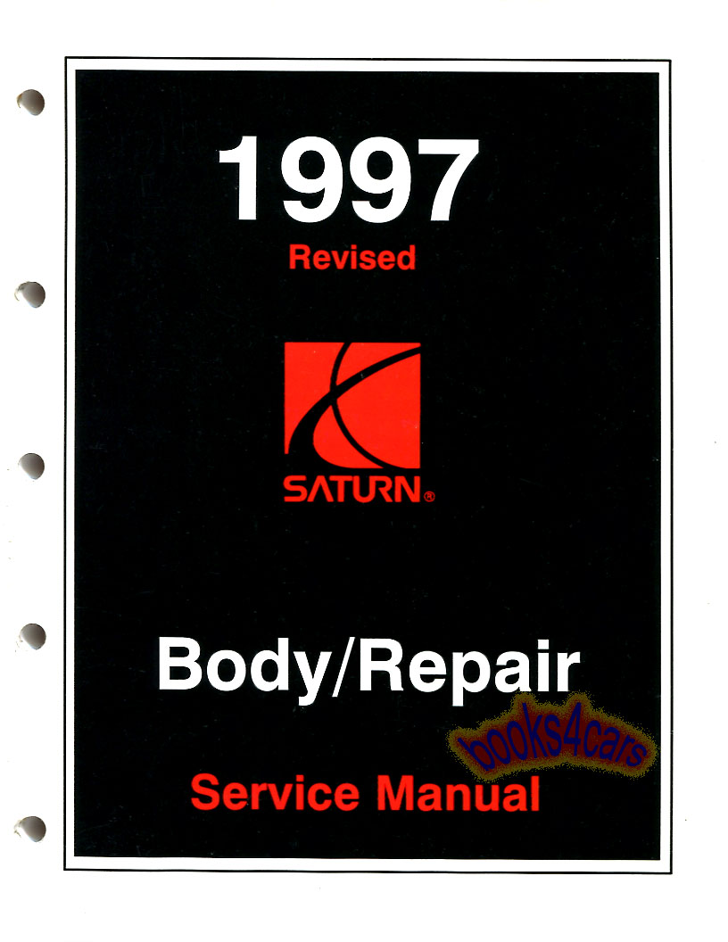 view cover of 1997 Body/Repair Shop Service Repair Manual by Saturn