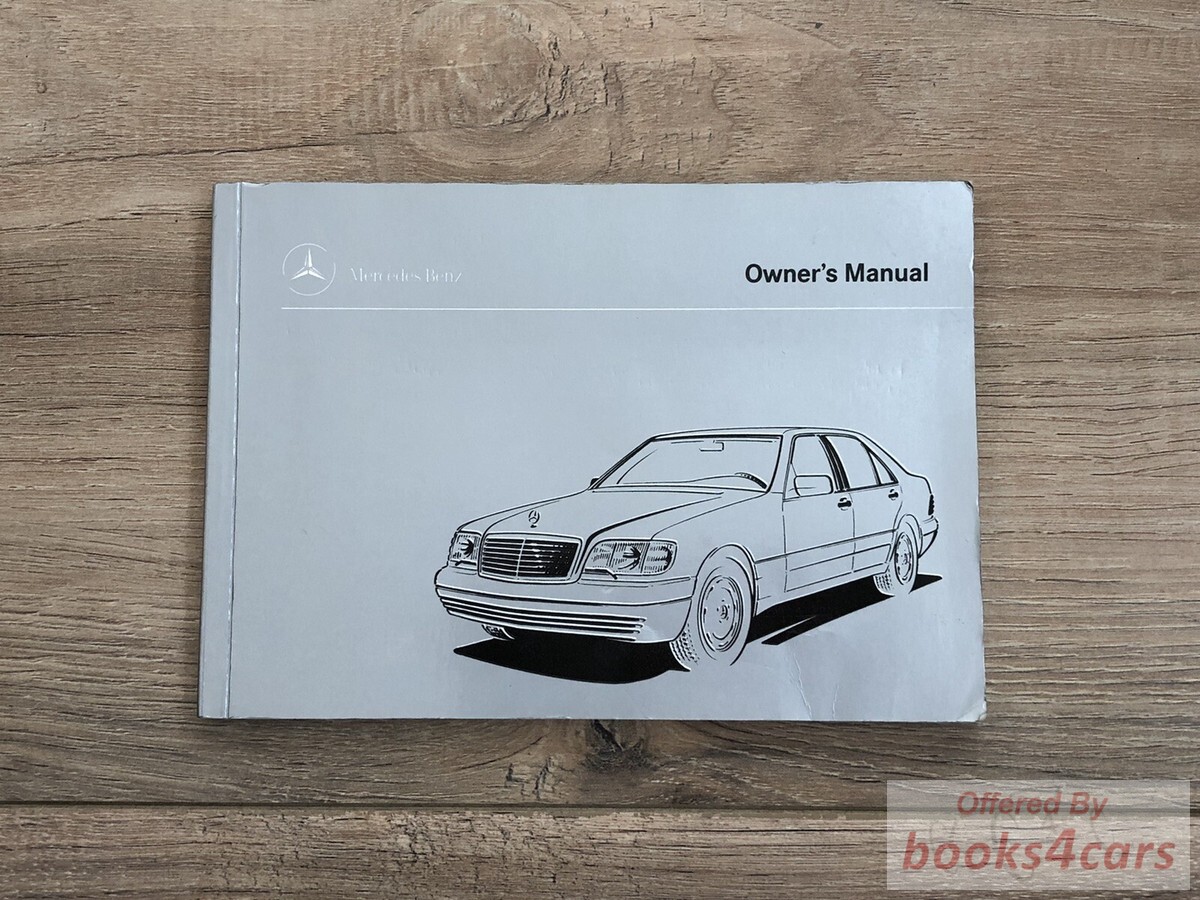 view cover of 1997 S320 S420 S500 owner's manual by Mercedes