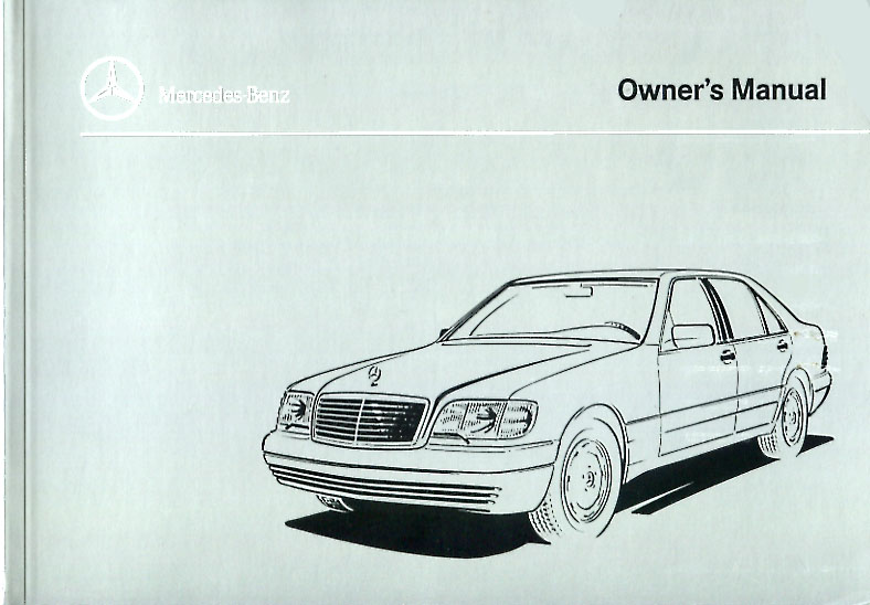 view cover of 1997 S600 owners manual by Mercedes for Sedan