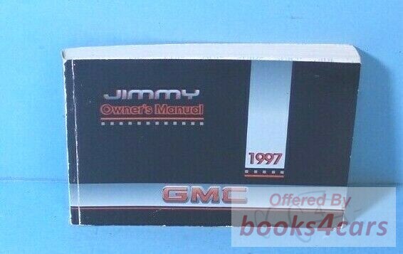 view cover of 1997 Jimmy Owners Manual by GMC Truck