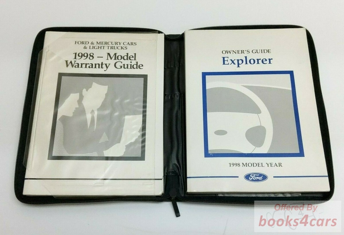 view cover of 1998 Explorer owners manual by Ford