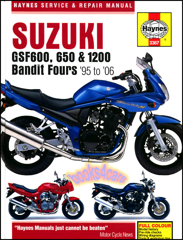 view cover of 1995-2004 Suzuki Superbike GSF600 and GSF1200 Bandit Fours Shop Service Repair Manual by Haynes