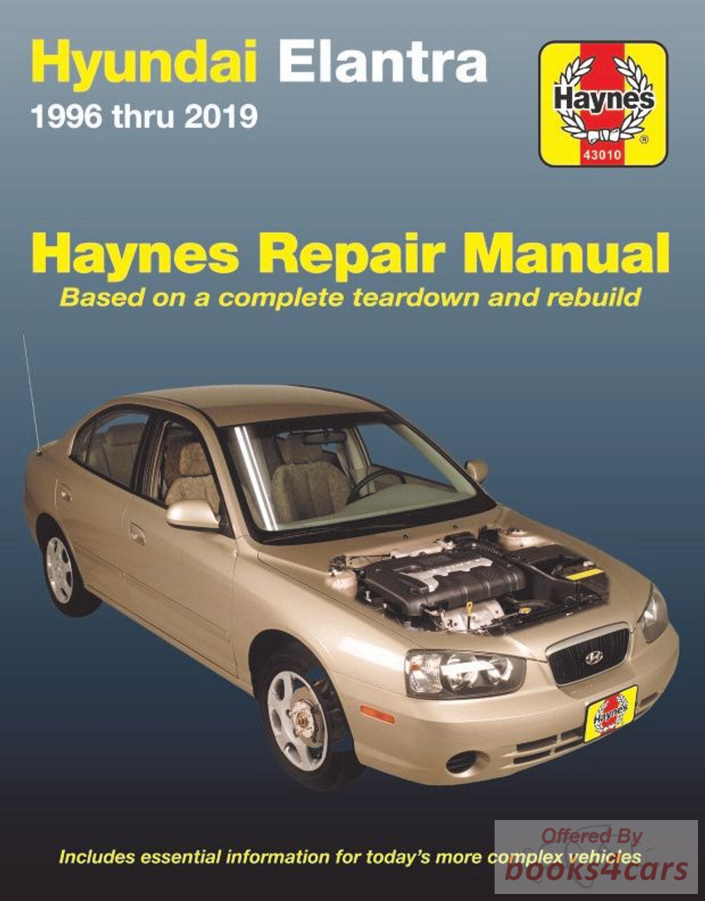 view cover of 1996-2019 Elantra Shop Service Repair Manual by Haynes for Hyundai