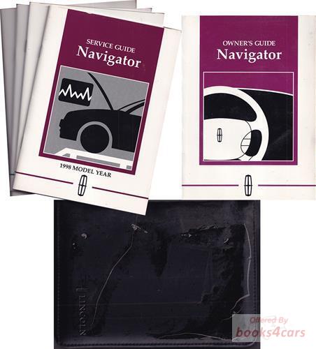 view cover of 1998 Navigator Owners Manual by Lincoln