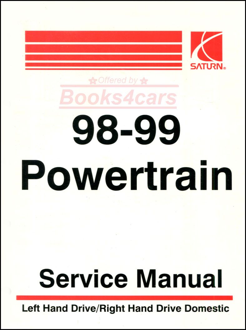 view cover of 1998-1999 Powertrain Engine & Transmission Controls Shop Service Repair Manual by Saturn