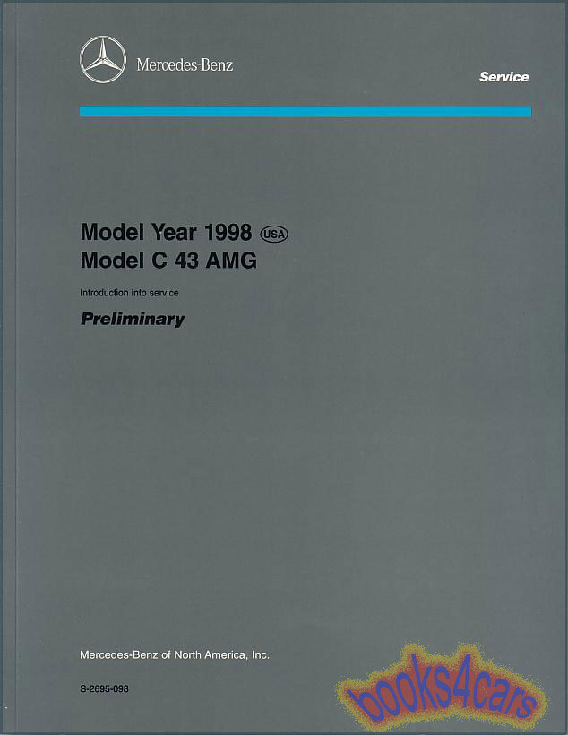 view cover of 1998 AMG43 Technical Introduction Service Manual by Mercedes for C43