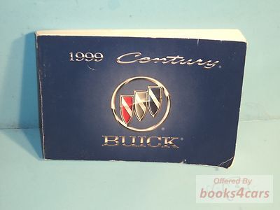 view cover of 1999 Century Owner's Manual By Buick