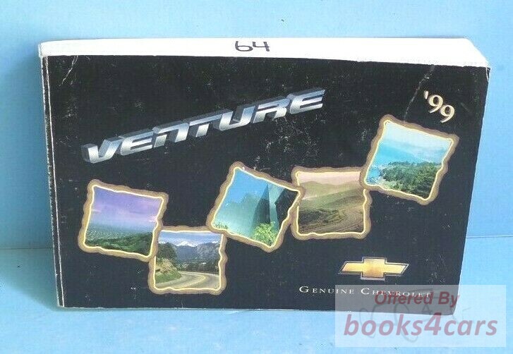 view cover of 1999 Venture Owners Manual by Chevrolet