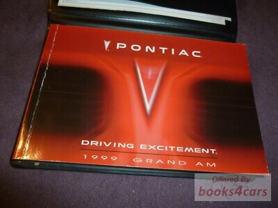 view cover of 1999 Pontiac Grand Am Owners Manual