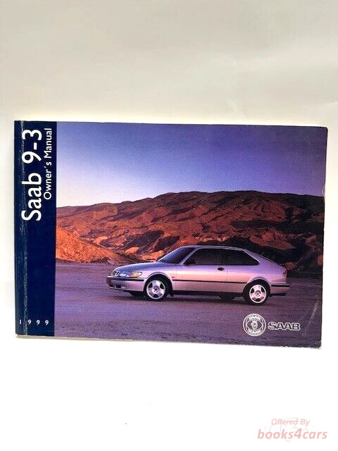 view cover of 1999 9-3 Owners Manual by Saab for 1999 model 9-3