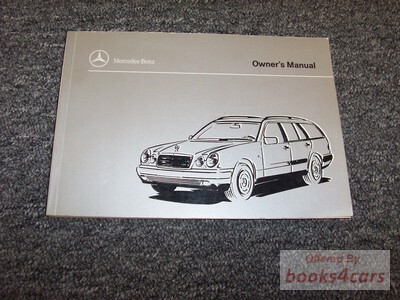 view cover of 1999 Mercedes E320 WAGON Owners Manual