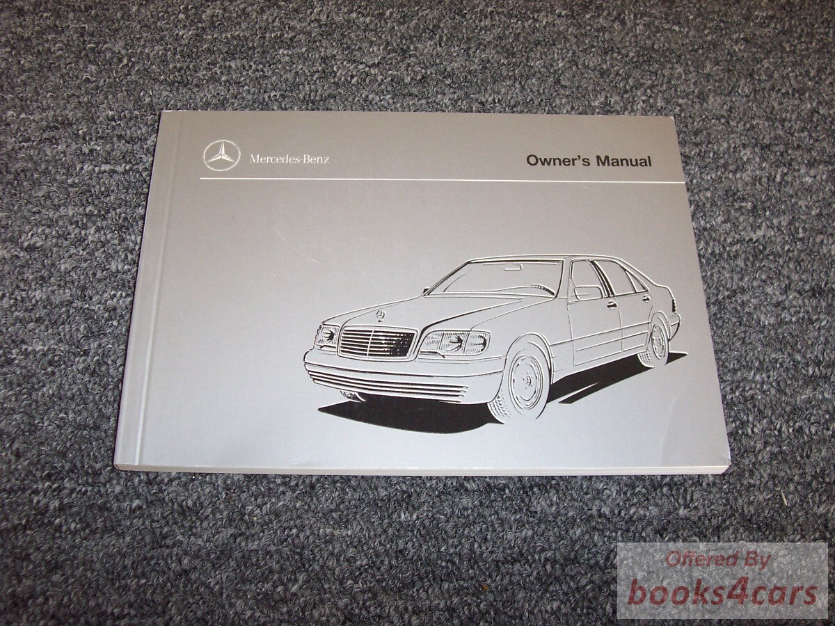 view cover of 1999 S320 S420 S500 owners manual by Mercedes