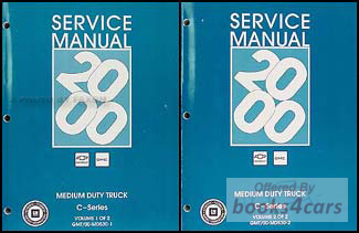view cover of 1999-2000 C-Series Medium Duty Kodiak Topkick Shop Service Repair Manual Set by Chevrolet & GMC Truck C6 C7 C6000 C7500