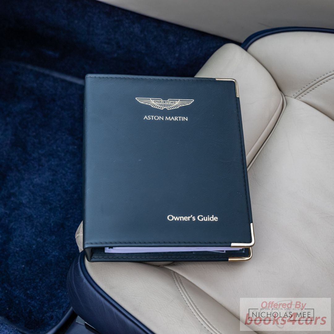 view cover of Vantage owners manual for DB7 Vantage by Aston Martin