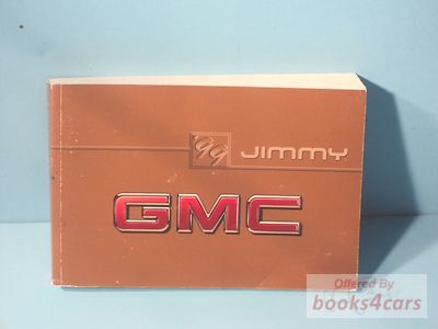 view cover of 1999 GMC Jimmy Owners Manual