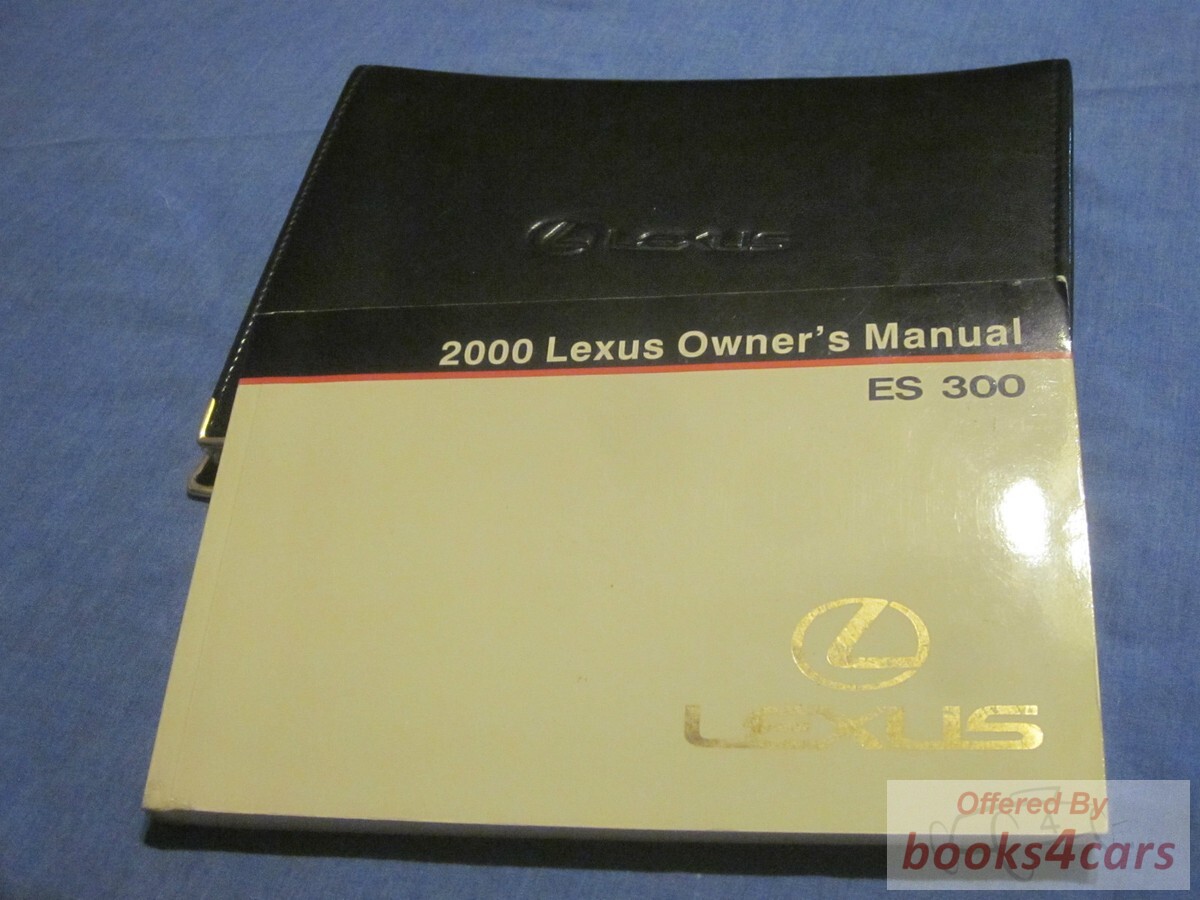 view cover of 2000 ES300 Owners Manual by Lexus for ES 300