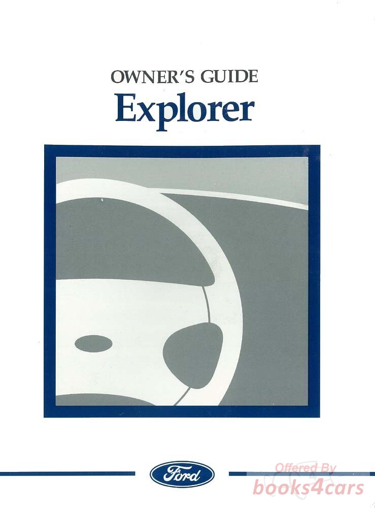 view cover of 2000 Explorer Owners Manual by Ford