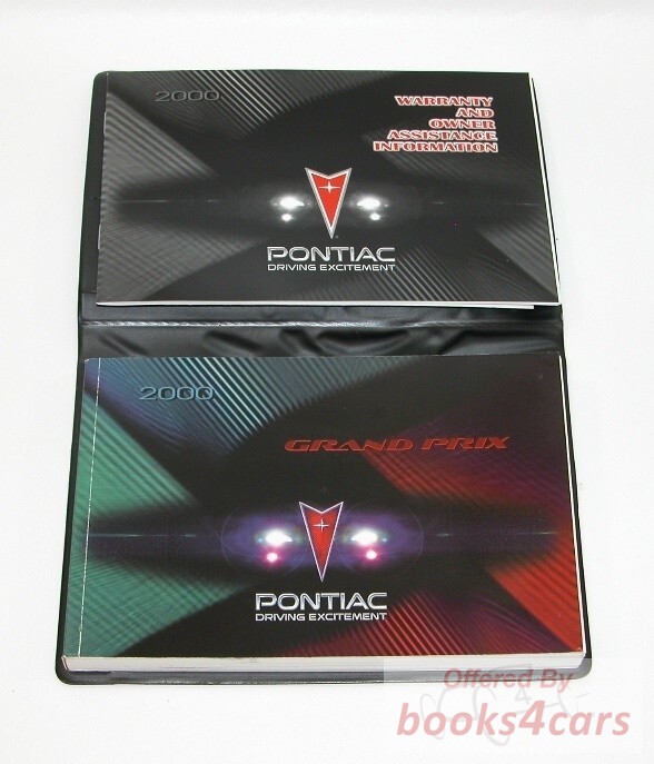 view cover of 2000 Grand Prix Owners Manual by Pontiac