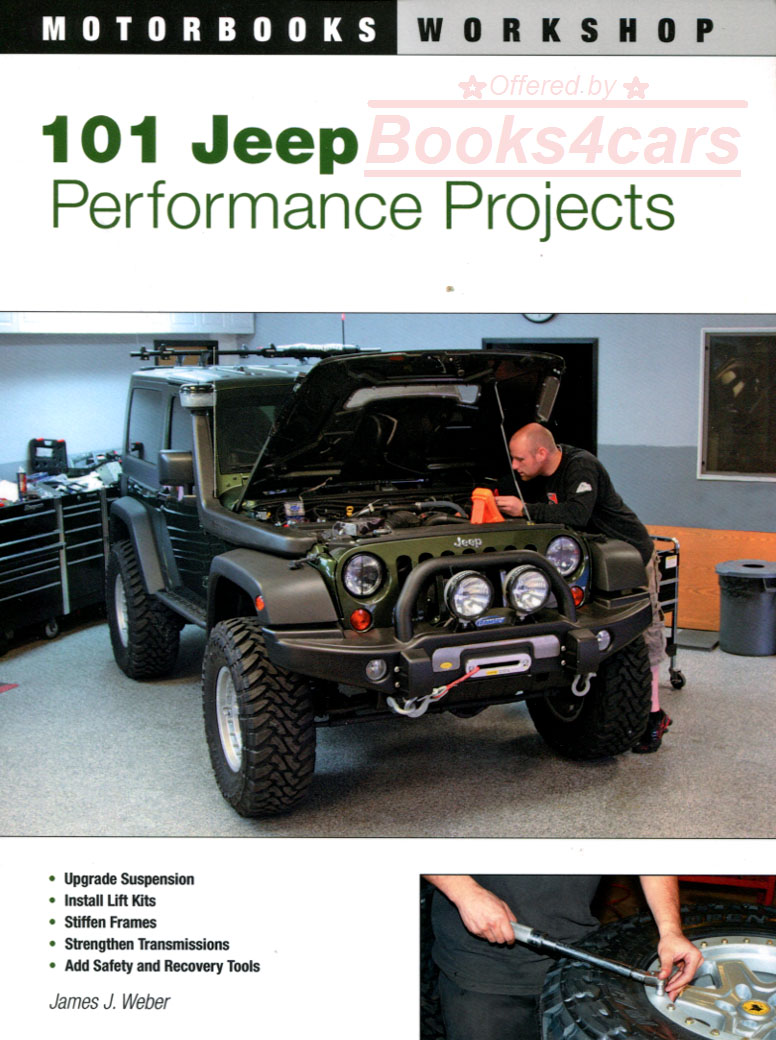 view cover of 101 Jeep performance projects by James Weber 256 pages