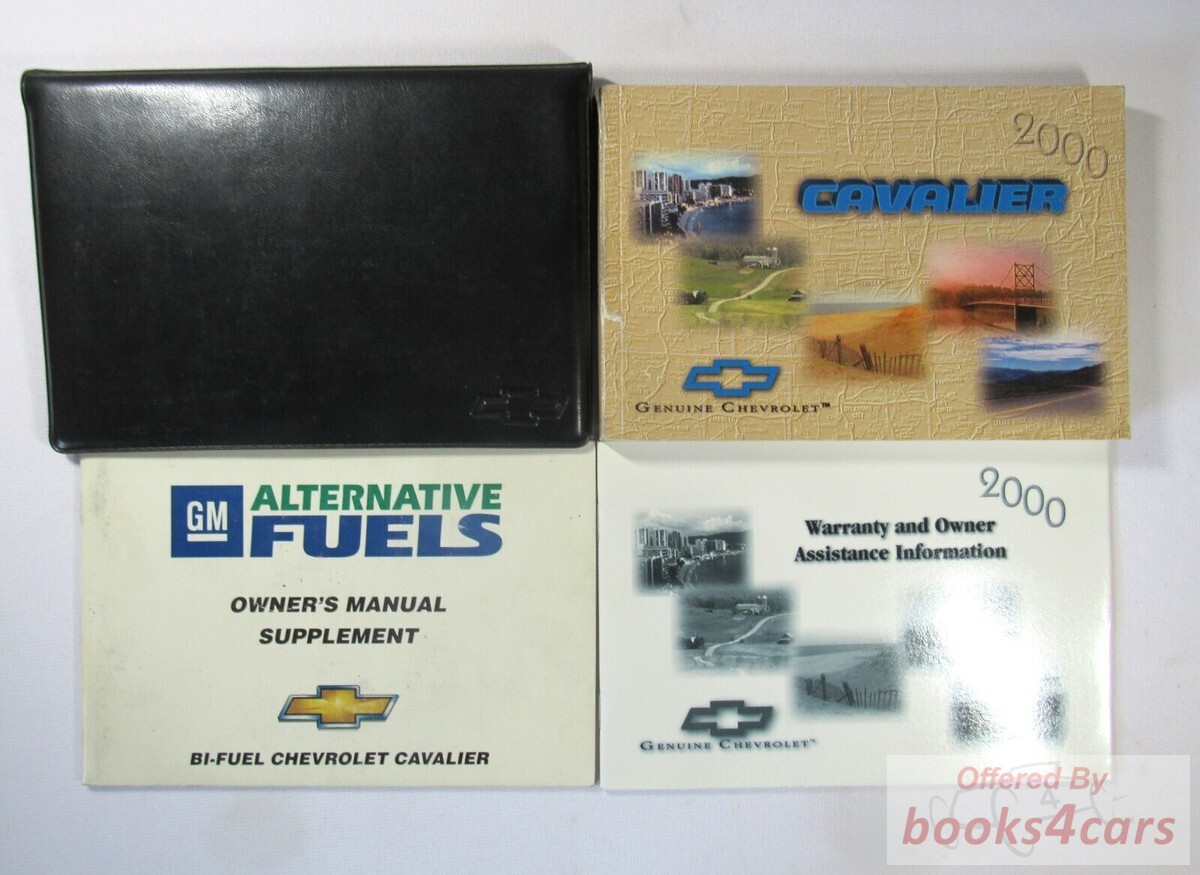 view cover of 2000 Cavalier Owners Manual by Chevrolet