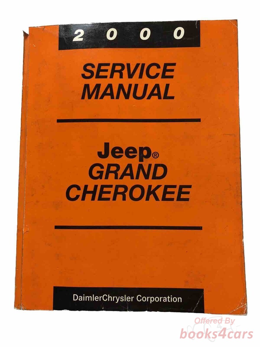 view cover of 2000 Grand Cherokee Shop Service Repair Manual by Jeep