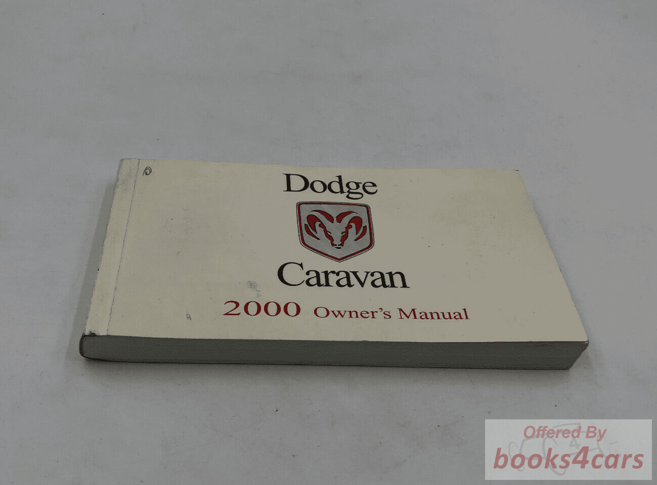 view cover of 2000 Caravan Owners Manual by Dodge