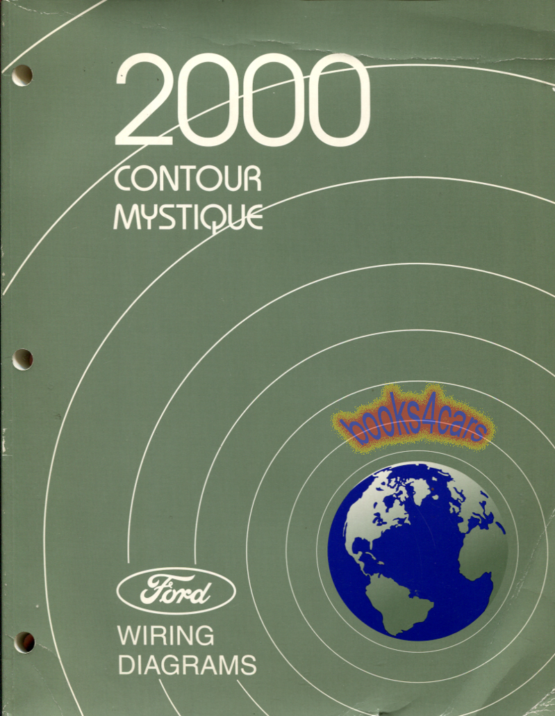 view cover of 2000 Contour Mystique Wiring Diagram Manual by Ford & Mercury