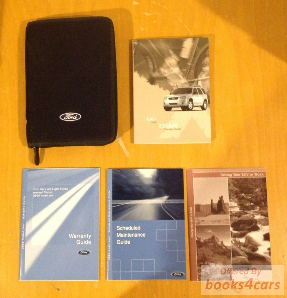 view cover of 2000 Escape Owners Manual by Ford