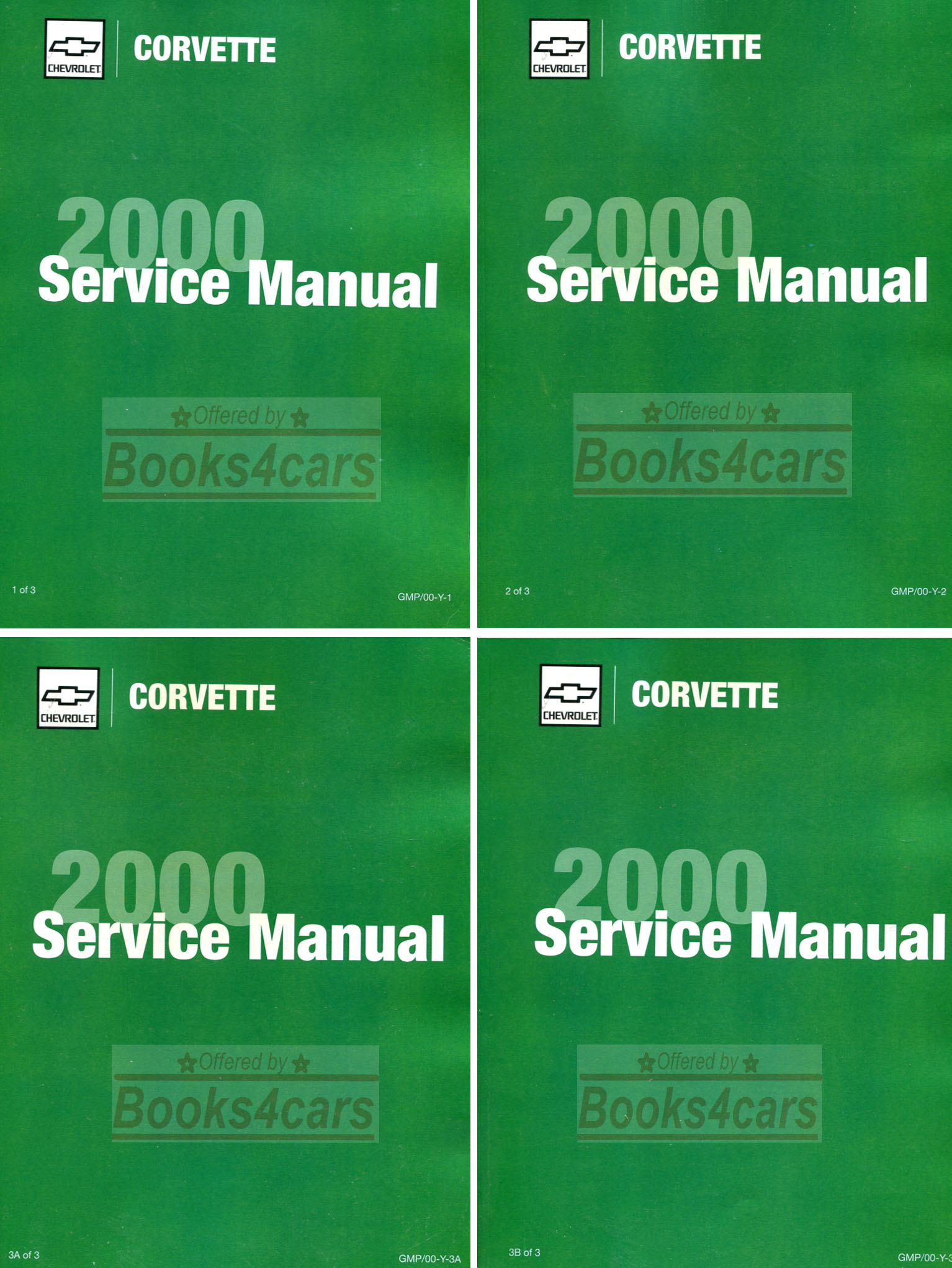 view cover of 2000 Corvette Shop Service Repair Manual Set by Chevrolet